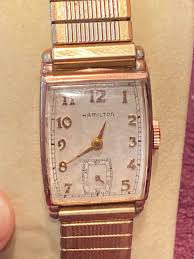 Vintage Hamilton 10K Gold Filled Men's Watch - Speidel Band ...