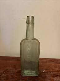 Vintage Cough Syrup Bottle JW Bulls Baltimore 6” Green | eBay