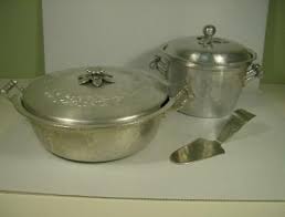 VTG EVERLAST Hammered Aluminum Set of Ice Bucket 5008 & Casserole Dish 1138 | eBay