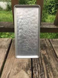 Vintage Hand Wrought Rectangular Aluminum Plates, Set of 12, Hammered Aluminum Plates, Appetizer Plates, Snack Trays - Etsy Australia