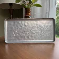 Vintage Farber Shlevin Hammered Aluminum Tray | Mercari