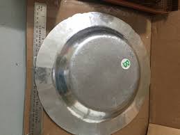 CELLINI CRAFT Round Tray/Bowl - HAMMERED ALUMINUM - ARTS ...