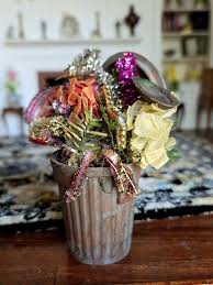 DOLLHOUSE MINIATURE ARTISAN After Christmas Trash Bin 1:12 | eBay