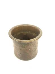 Brass Ganga Jamuna Holy Water Pot, Panchpatra, Vintage Inkwell, Vintage Desk Ornate - Etsy