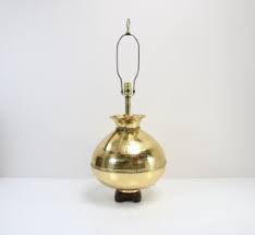 Brass Hammered Lamp | eBay