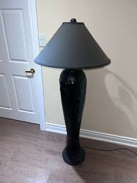 Ornate Floor lamp with Elephant Inlaid Design – Sell My ...