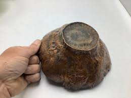 original Vintage HAMMERED COPPER BOWL - old | eBay