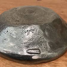 Mid Century Metal Decorative Bowl Stamped & Signed Eric Mayer | Chairish