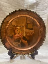 Orfe Mex Copper & Brass Plate 11” Mexico | eBay