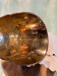 Vintage Sugar Scuttle Floral Engraved Carved Silverplate ...