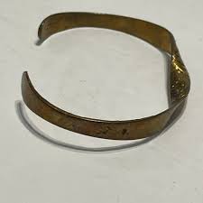 VINTAGE SAUSALITO CRAFTWORKS TWISTED COPPER BRASS BANGLE CUFF BRACELET | eBay