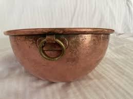 Vintage Matfer Copper Mixing Bowl Pot Made In France 10.5” Diameter-1960's? | eBay