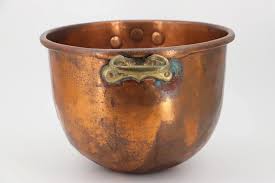 1920s French Art Deco Copper Cauldron From the Hotel Metropole Monte Carlo | Chairish