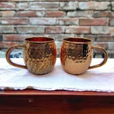 Pair of Shoko Handcrafted Moscow Mule Mugs 100% Hammered ...
