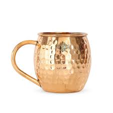 Indian Art Villa Round Moscow Mule Mug - 18 oz, Pure Copper ...