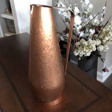 Vtg Wall Handarbeit Germany 8.5” Hammered Copper Pitcher | eBay