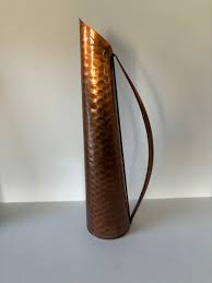 MCM Copper Pitcher - Slender Minimalist Design - Etsy