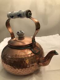 vintage hammered copper tea kettle | eBay