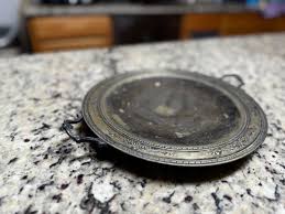 WM Mounts Nickel Silver Plate Serving Tray Platter Cake ...