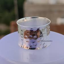 Handmade Sterling Silver Heart Band Ring: Boho Fidget Jewelry - Etsy