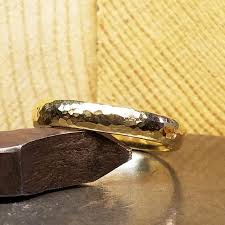 4mm Hammered Women's Wedding Band in 100% Eco-friendly ...