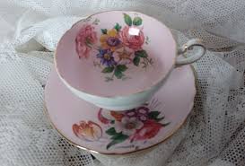 Vintage Paragon Teacup and Saucer: Pink Floral English Bone ...