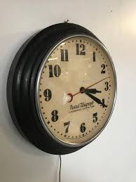 Art Deco Postal Telegraph Wall Clock, Synchronous Hammond Clock Co. at 1stDibs | postal telegraph clock, hammond synchronous clock value, postal telegraph clock for sale