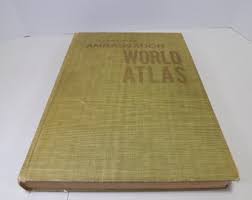 Vintage 1954 Hammond's Ambassador World Atlas: Geography ...