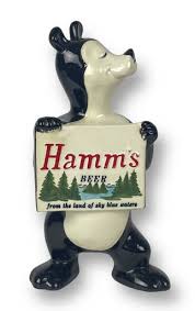 Vintage Red Wing Hamm's Beer Bear Bank
