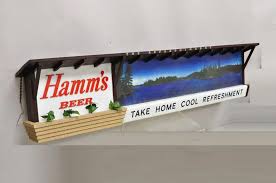 Large 77" Vintage Hamm's Beer Lakeside Plastics Advertising ...