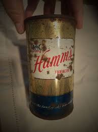 HAMM'S 12 OZ STEEL STRAIGHT EDGE PUNCH FLAT TOP BEER CAN ...