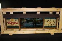 Sold at Auction: LARGE HAMMS BEER SCENORAMA MOTION SIGN CLOCK