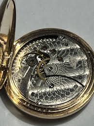 Waltham VINTAGE 15 J NICELY ENGRAVED Gold Filled Pocket ...