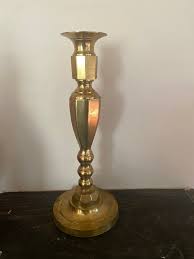 Chunky Brass Candle Stick Holder - Etsy