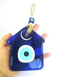 Home Evil Eye Glass Bead Wall Decor + Key Chain Turkish Amulet Nazar Set of 2 | eBay