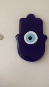 Turkish Evil Eye, Handmade Glass Hamsa Paperweight, Home Decor, Made in Turkey - Etsy