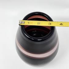 Vintage Art Glass (Murano) Slag Glass Dark Purple and White Hand Blown Vase | eBay