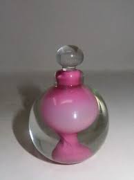 Signed Leon Applebaum Hand Blown Art Glass Perfume Bottle marked 1978, 3 1/8" | eBay