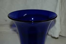 Fluted Deep Cobalt Blue Flower Vase Heavy and 24 similar items