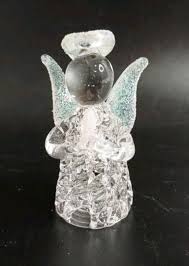 Vintage 1983 Goebel Frosted Crystal Angel | Mercari