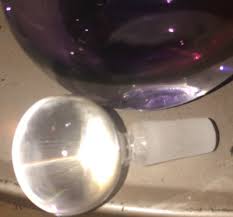 HTF Purple Hoglund Art Glass Perfume Bottle With Stopper ...