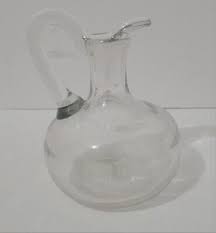Glass Decanter Vtg Clear No Lid/stopper Decor | eBay