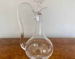 Antique Edwardian Quality Glass Decanter - Etsy