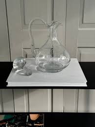 Extravagant Vintage 1970s Glass Carafe / Unusual Shape ...