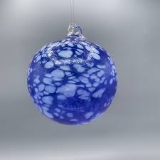 Blue & White/yellow Speckled Christmas Ornament - Etsy Israel
