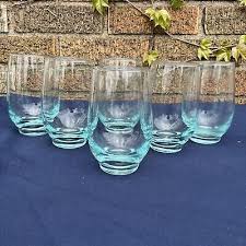 Set of 6 Libbey Aqua Tempo Vintage Glassware | eBay