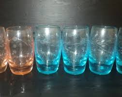 Cordial Glasses Willow Moon by PIONEER Occupied Japan 6 - 2 Oz Blue Pink EUC - Etsy