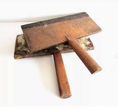 Pair Vintage Wool Cards Carder Hand Tools Weaving Spinning ...