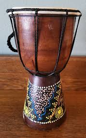 Musical Jamaica Bongo Beautiful Hand Carved Wooden ...