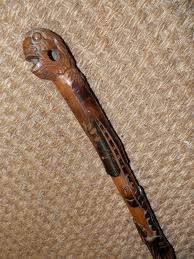 Vintage WW2 Royal Navy HMS Peterel Hand-Carved Walking Cane/Stick | eBay